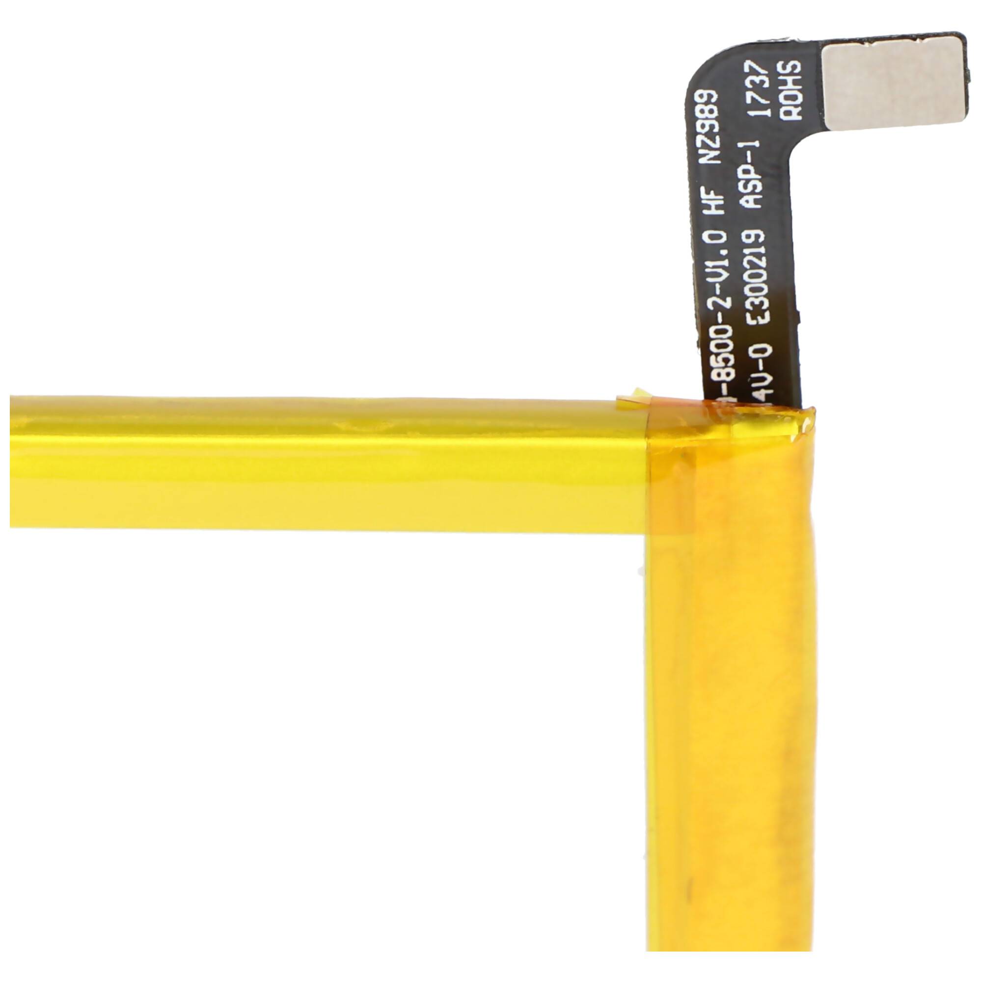 Akku passend für BQ Aquaris X, BQ 3100 Akku Li-Polymer, 3,8V, 3100mAh Abmessungen 70,7 x 61,6 x 4,0mm beachten