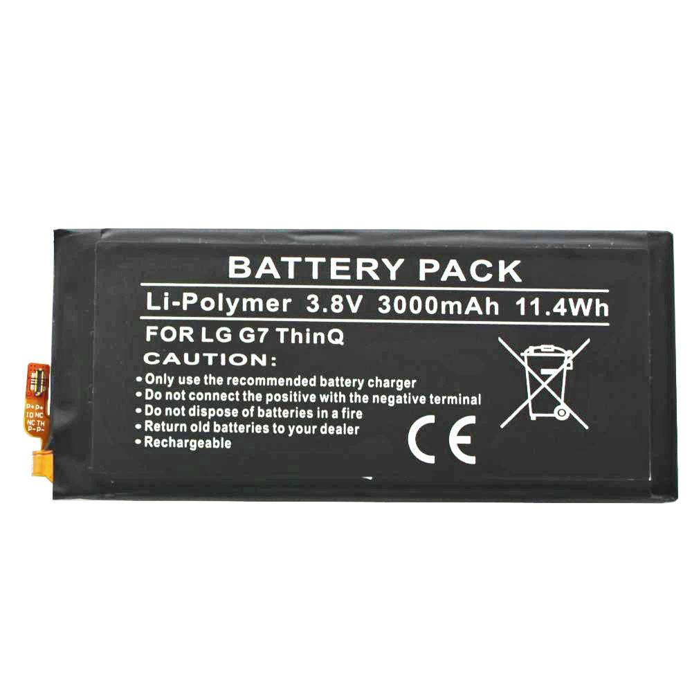 Akku passend für LG G7 ThinQ, Li-Polymer, 3,8V, 3000mAh, 11,4Wh, built-in, ohne Werkzeug