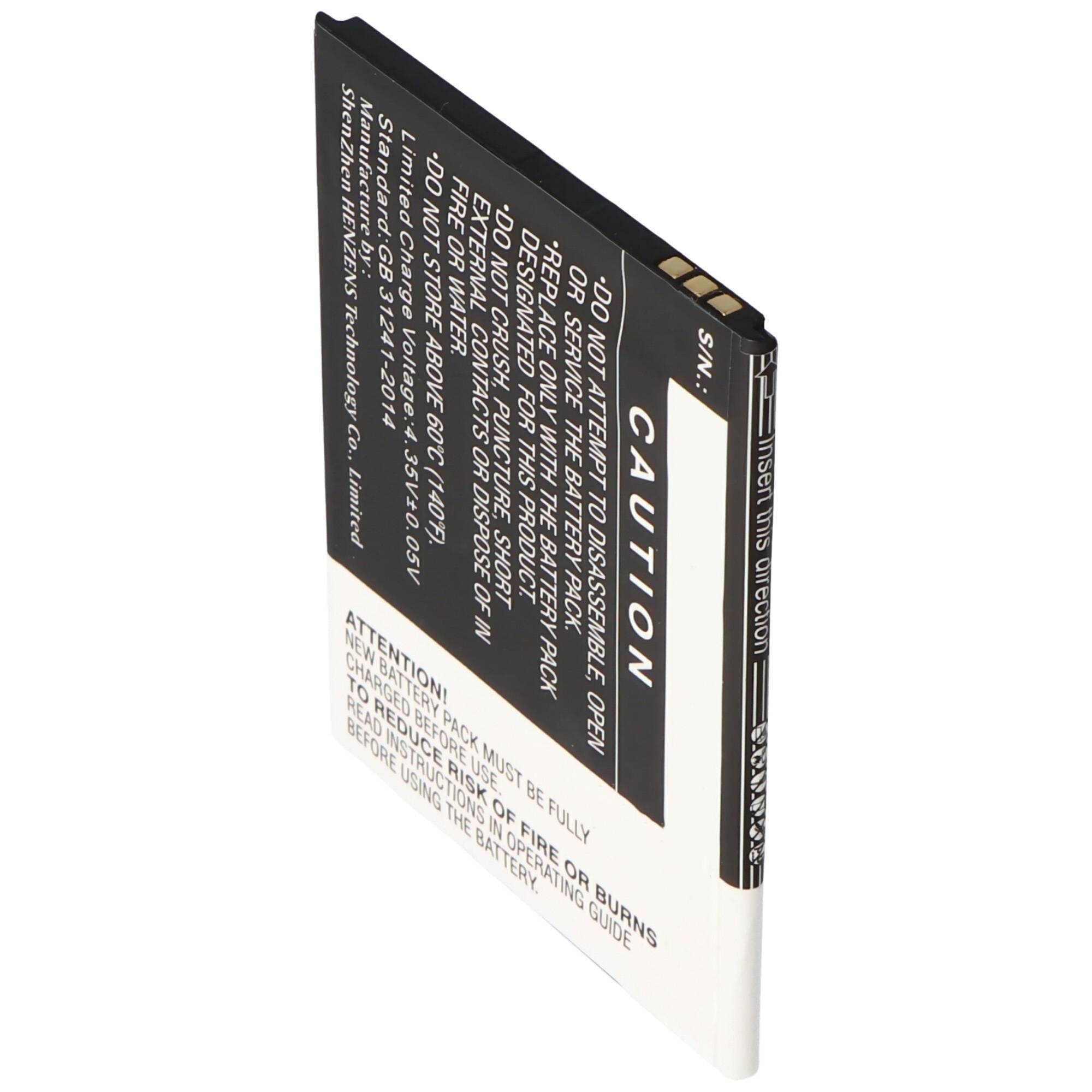 Akku passend für Mobistel Cynus E6, Li-Polymer, 3,8V, 2300mAh, 8,7Wh