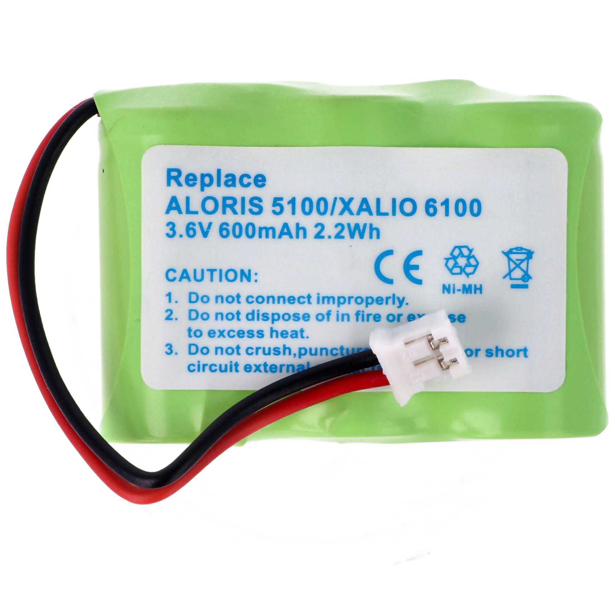 Akku passend für Philips Aloris 5100 NiMH-Akku Xalio 6100 3,6 Volt 600mAh