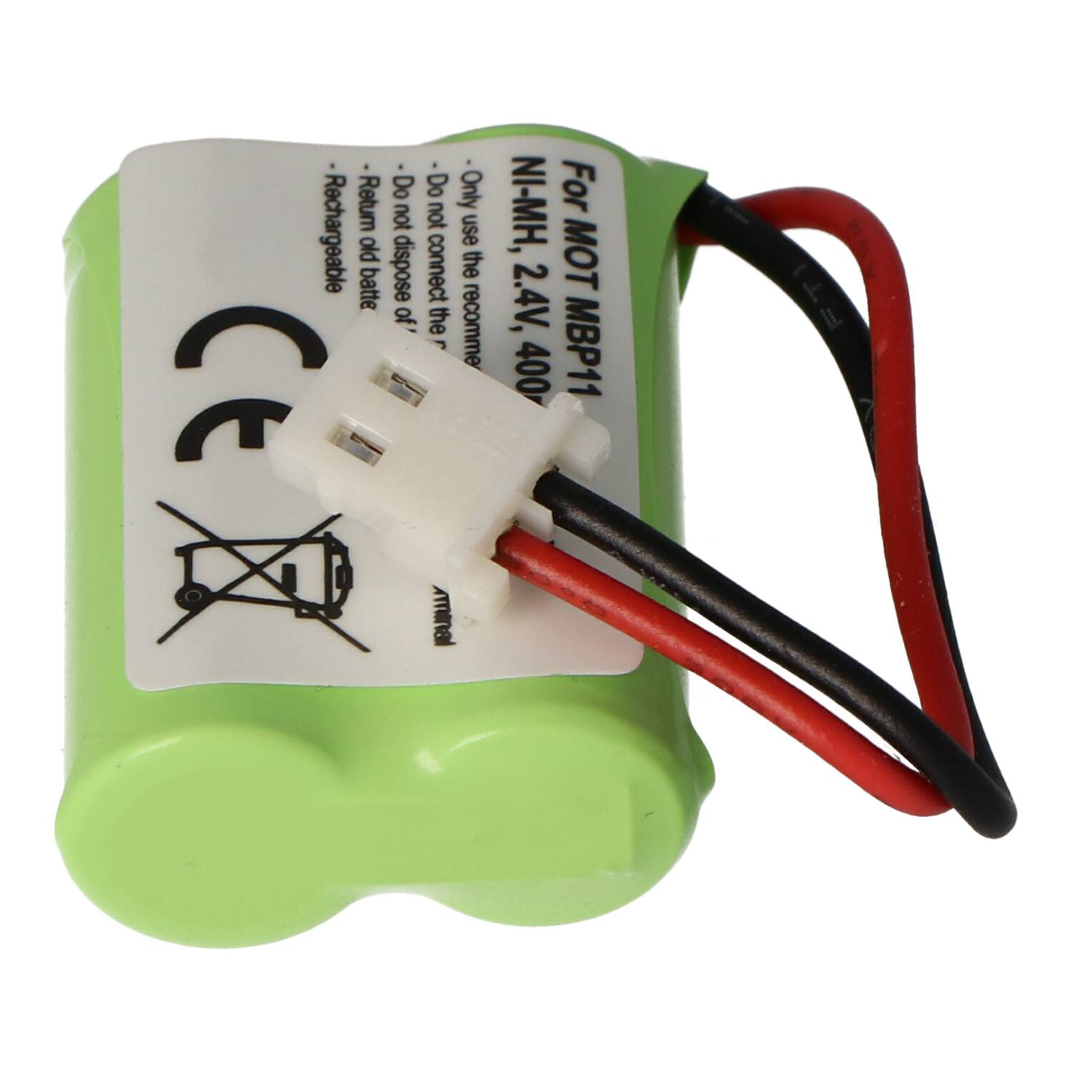 Akku passend für Motorola MBP11, NiMH, 2,4 Volt Akku BY1131