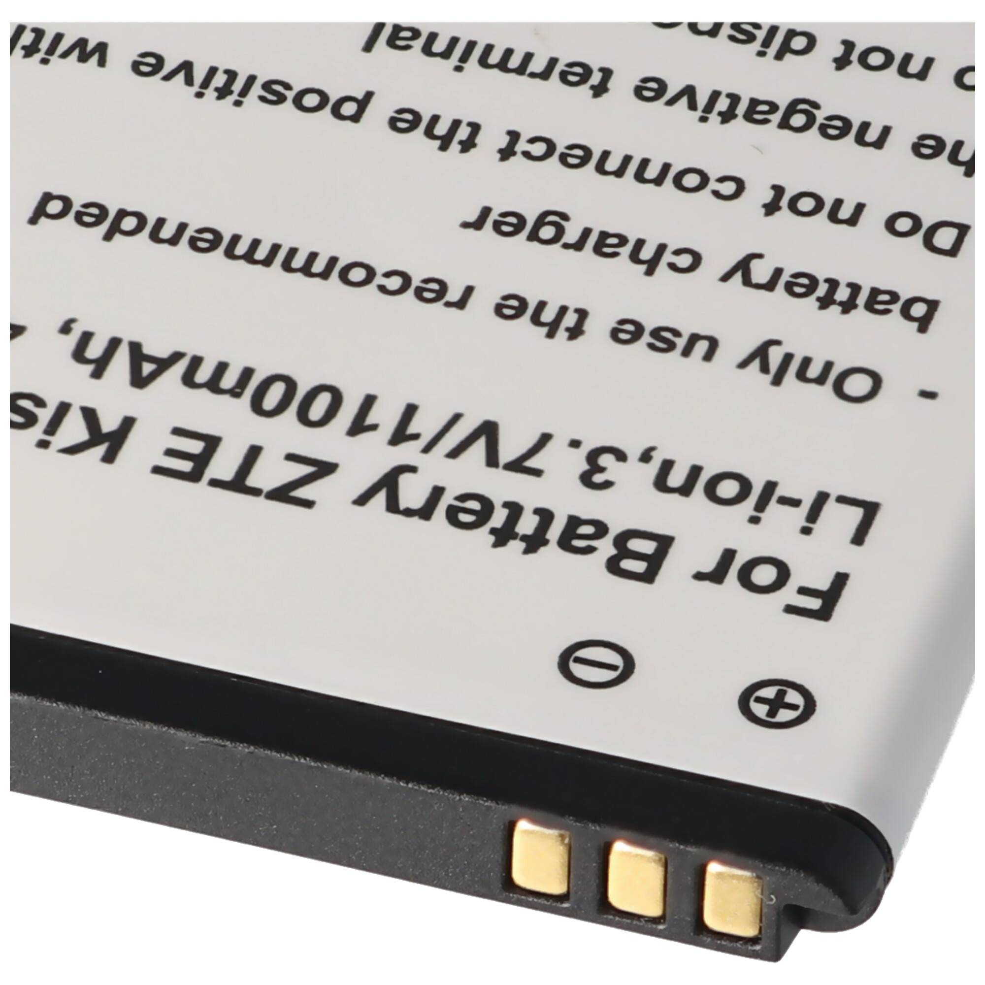 Akku passend für ZTE Kis II Max, Li-Ion, 3,7V, 1100mAh, 4,1Wh