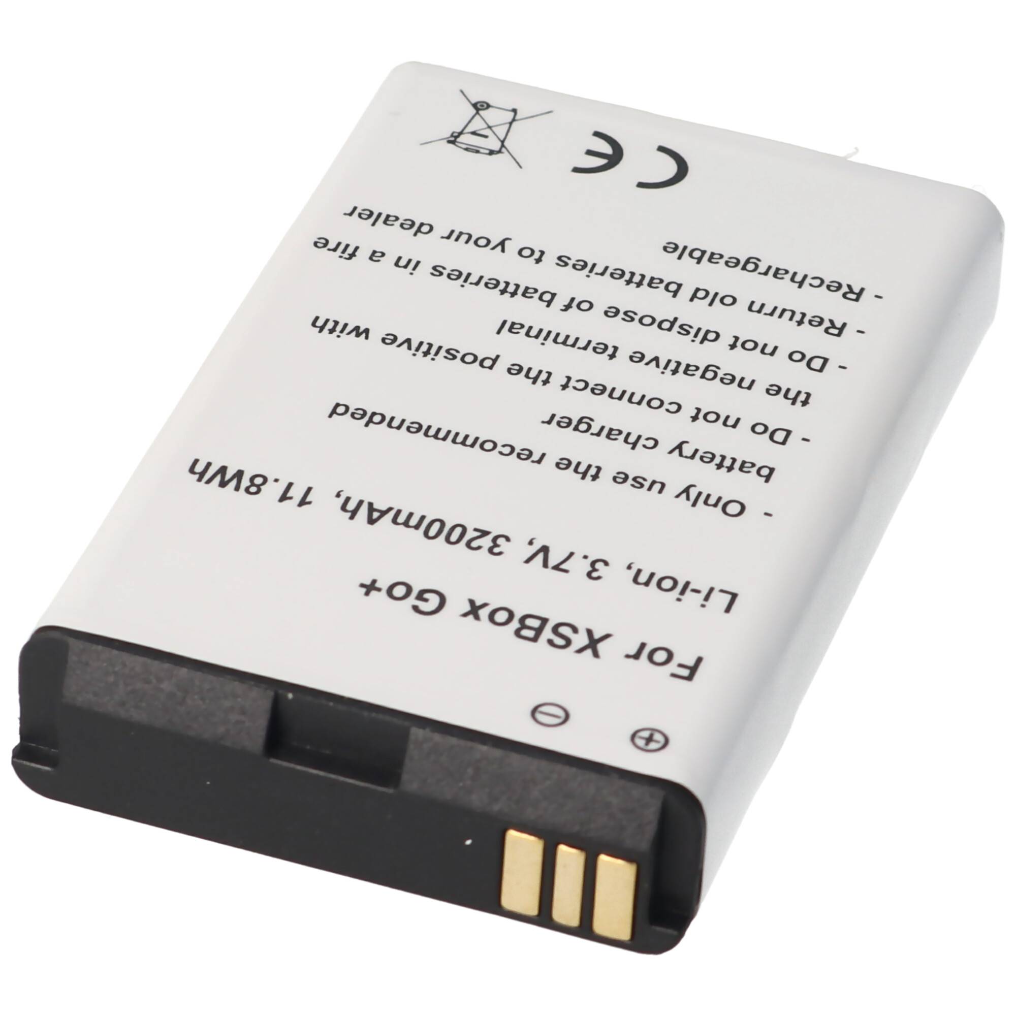Akku passend für WLAN Hotspot 4G Systems XSBox GO+, Li-Ion, 3,7V, 3200mAh, 11,8Wh