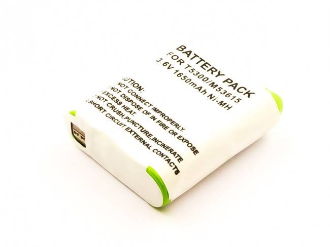 Akku passend für Motorola T5320, T5400, HKNN4002, NiMH, 3,6V, 1650mAh, 5,9Wh