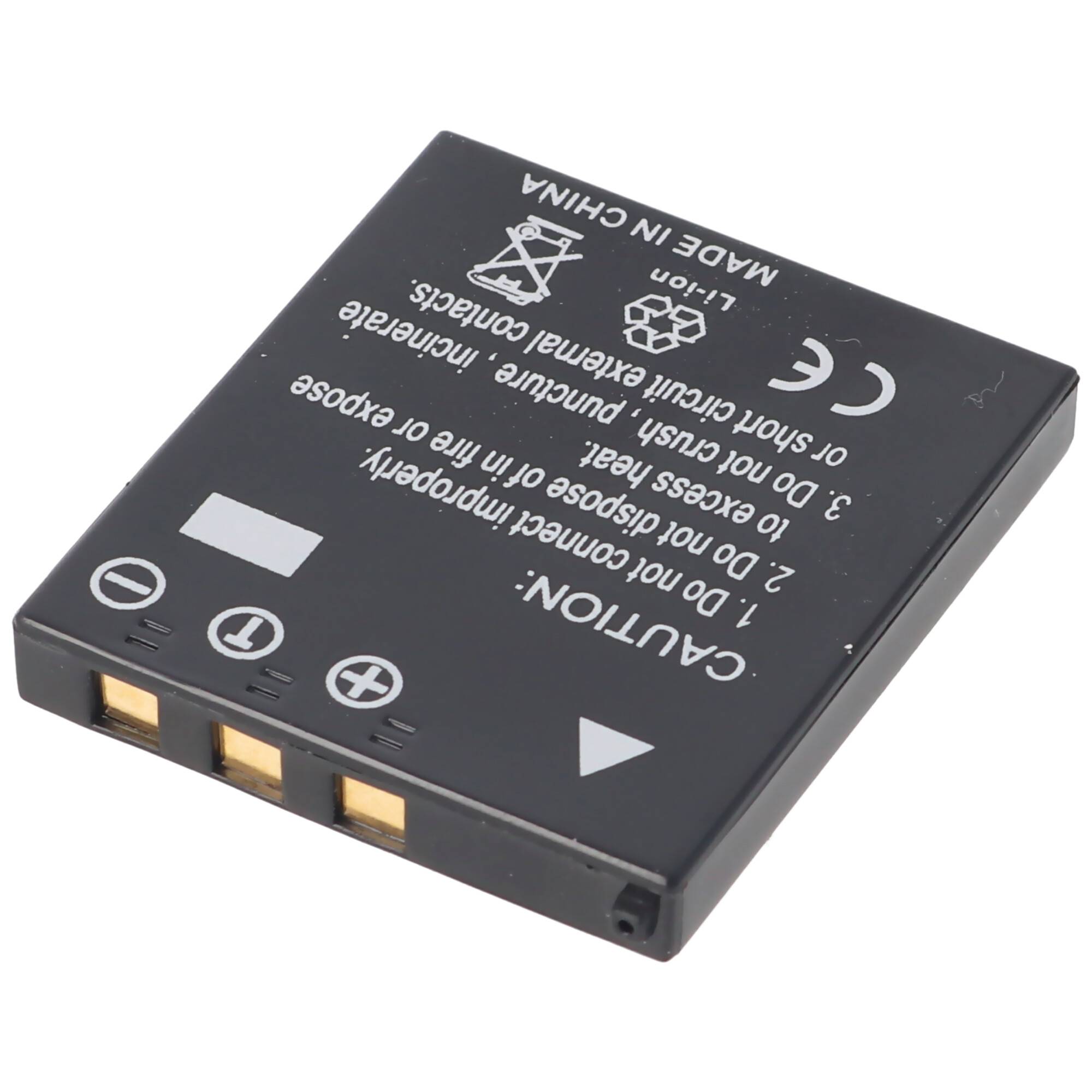 Akku passend für Panasonic CGA-S004, DMW-BCB7, Li-Ion, 3,7V, 750mAh, 2,8Wh