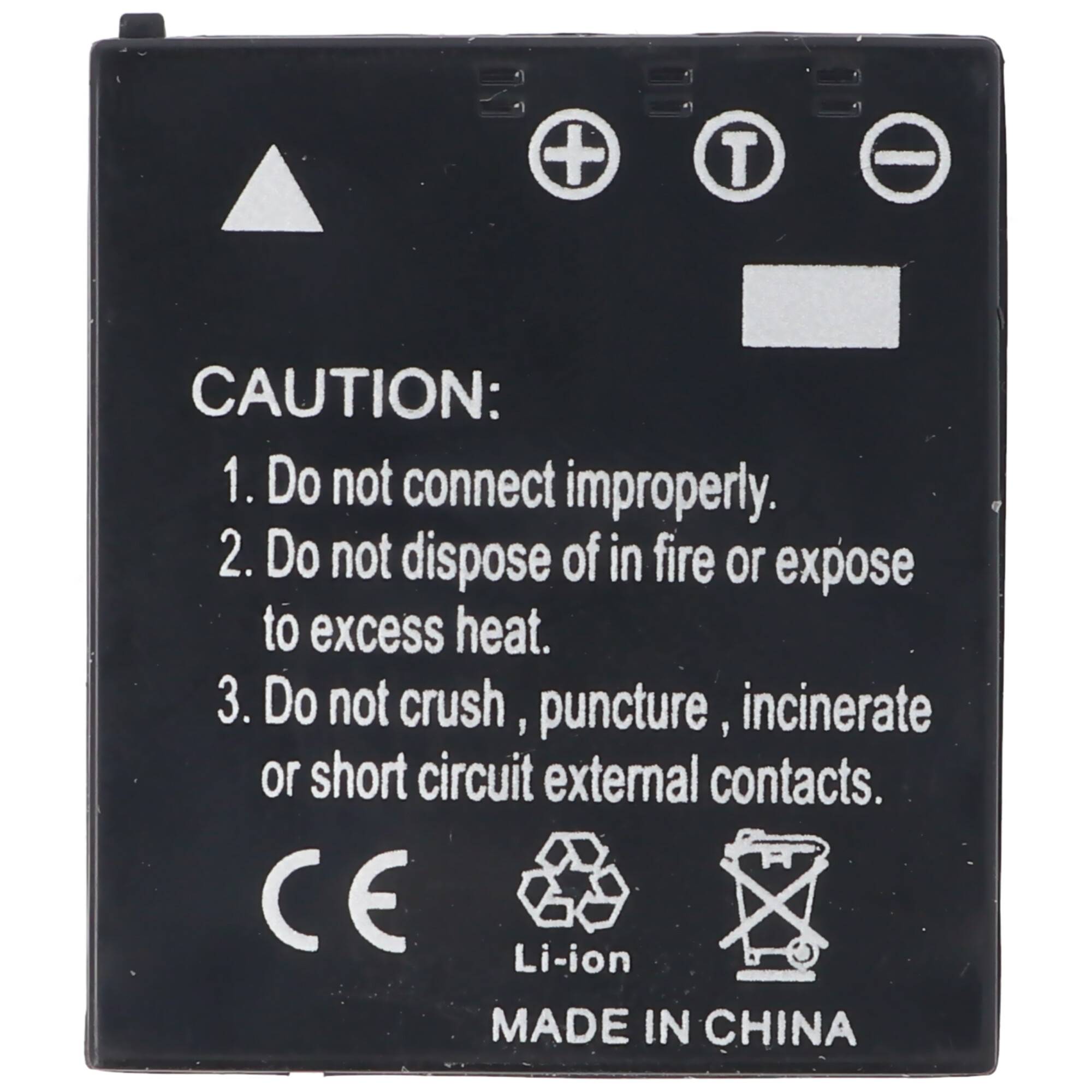 Akku passend für Panasonic CGA-S004, DMW-BCB7, Li-Ion, 3,7V, 750mAh, 2,8Wh