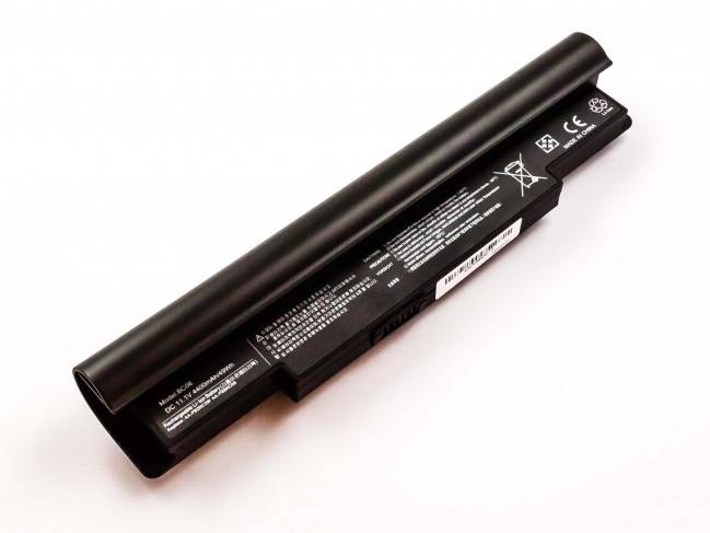 Akku passend für Samsung NC10, Li-Ion, 11,1V, 4400mAh, 48,8Wh, black