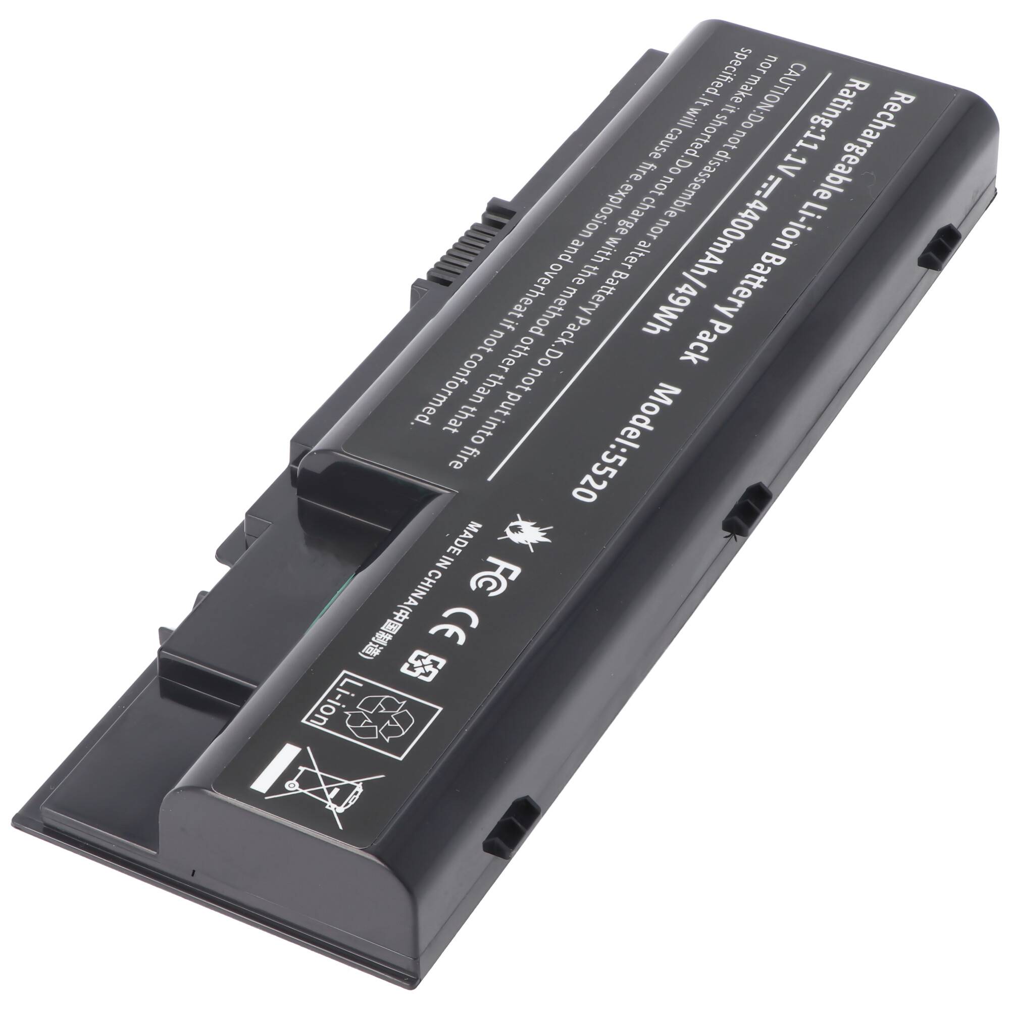 Akku passend für ACER Aspire 5310 series, 6530 series, Li-Ion, 11,1V, 4400mAh, 48,8Wh, black