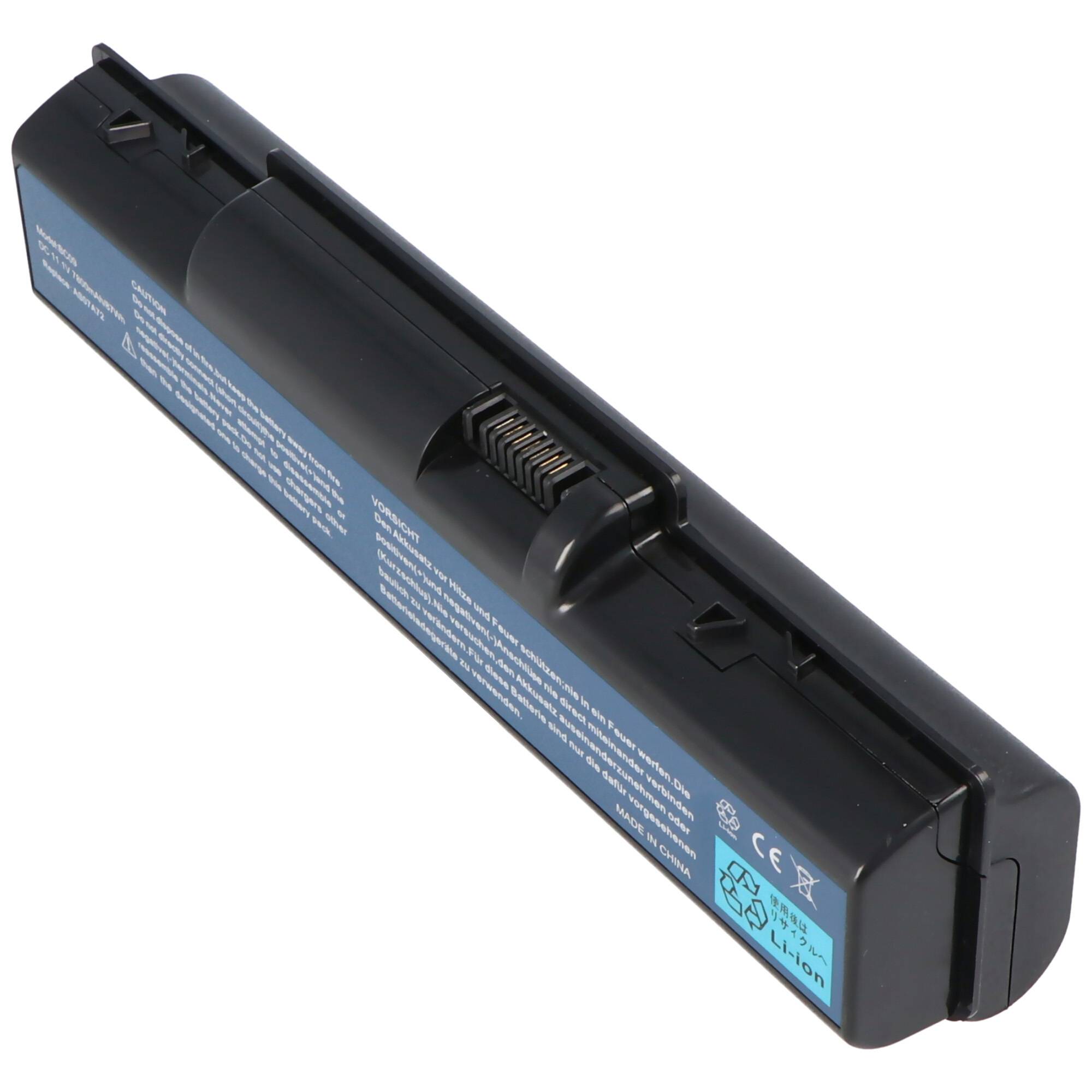 Akku passend für ACER Aspire 4310 series, Li-Ion, 11,1V, 7800mAh, 86,6Wh, black