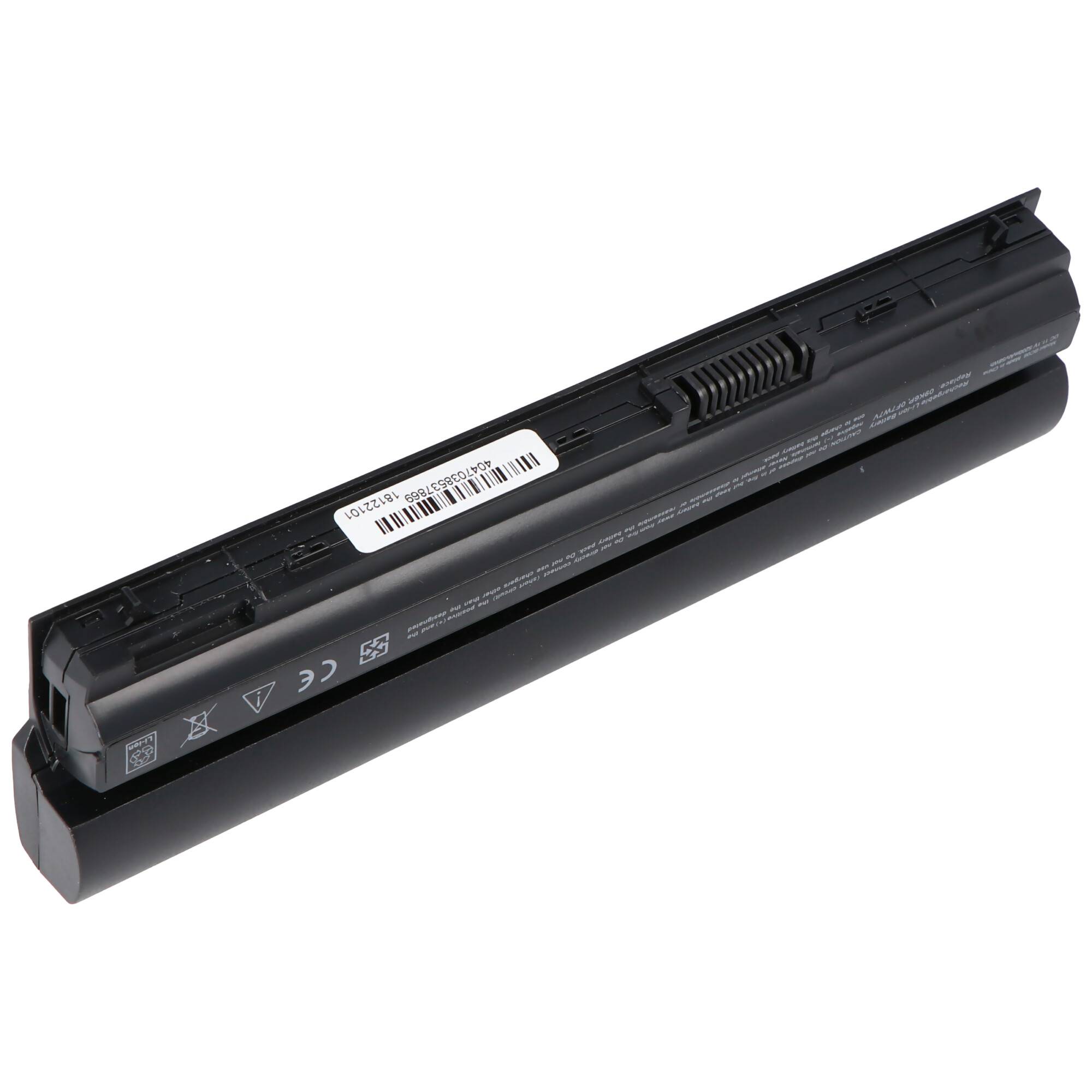 Akku passend für Dell Latitude E6330, Li-Ion, 11,1V, 5200mAh, 57,7Wh, black