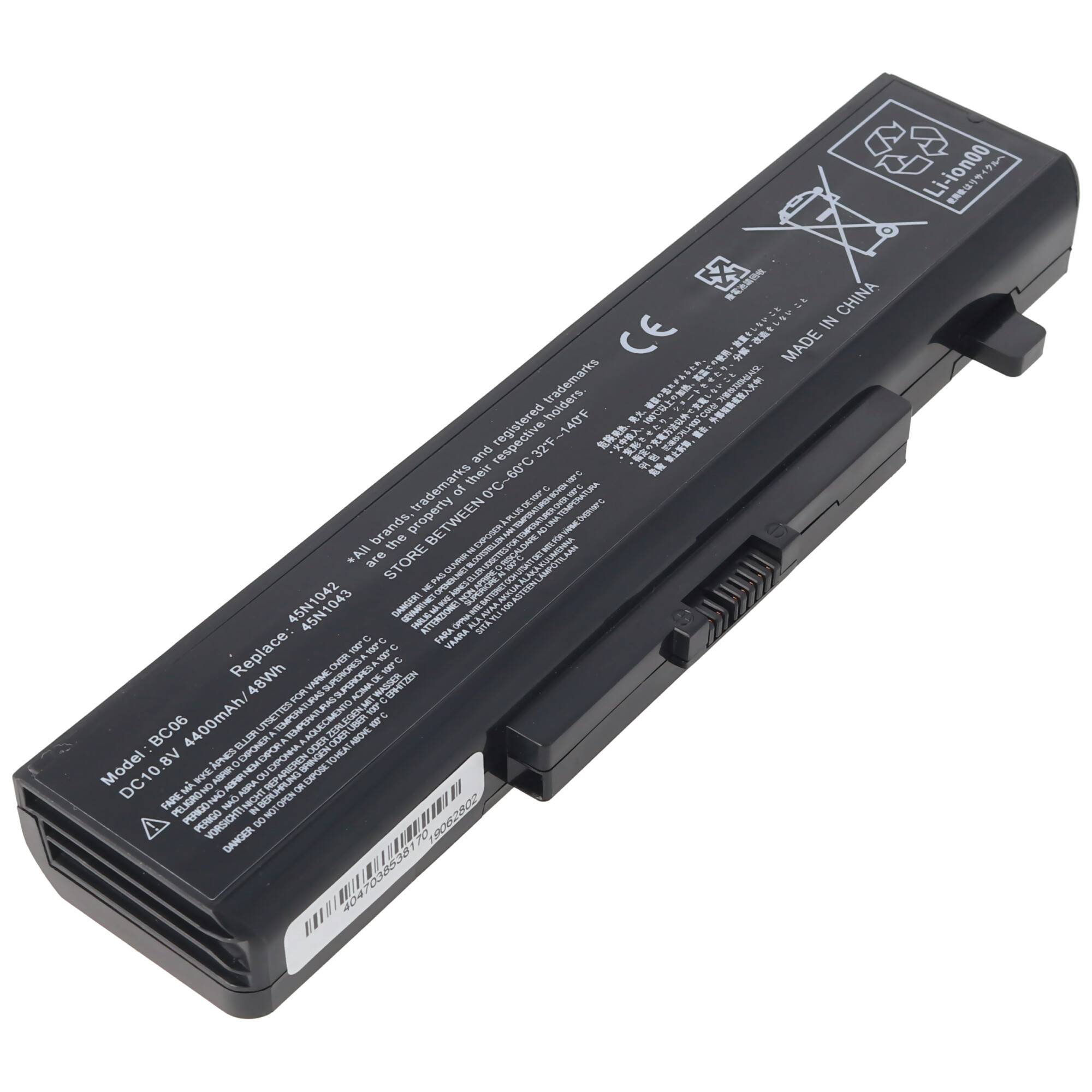 Akku passend für Lenovo ThinkPad Edge E430, Li-Ion, 10,8V, 4400mAh, 47,5Wh, black