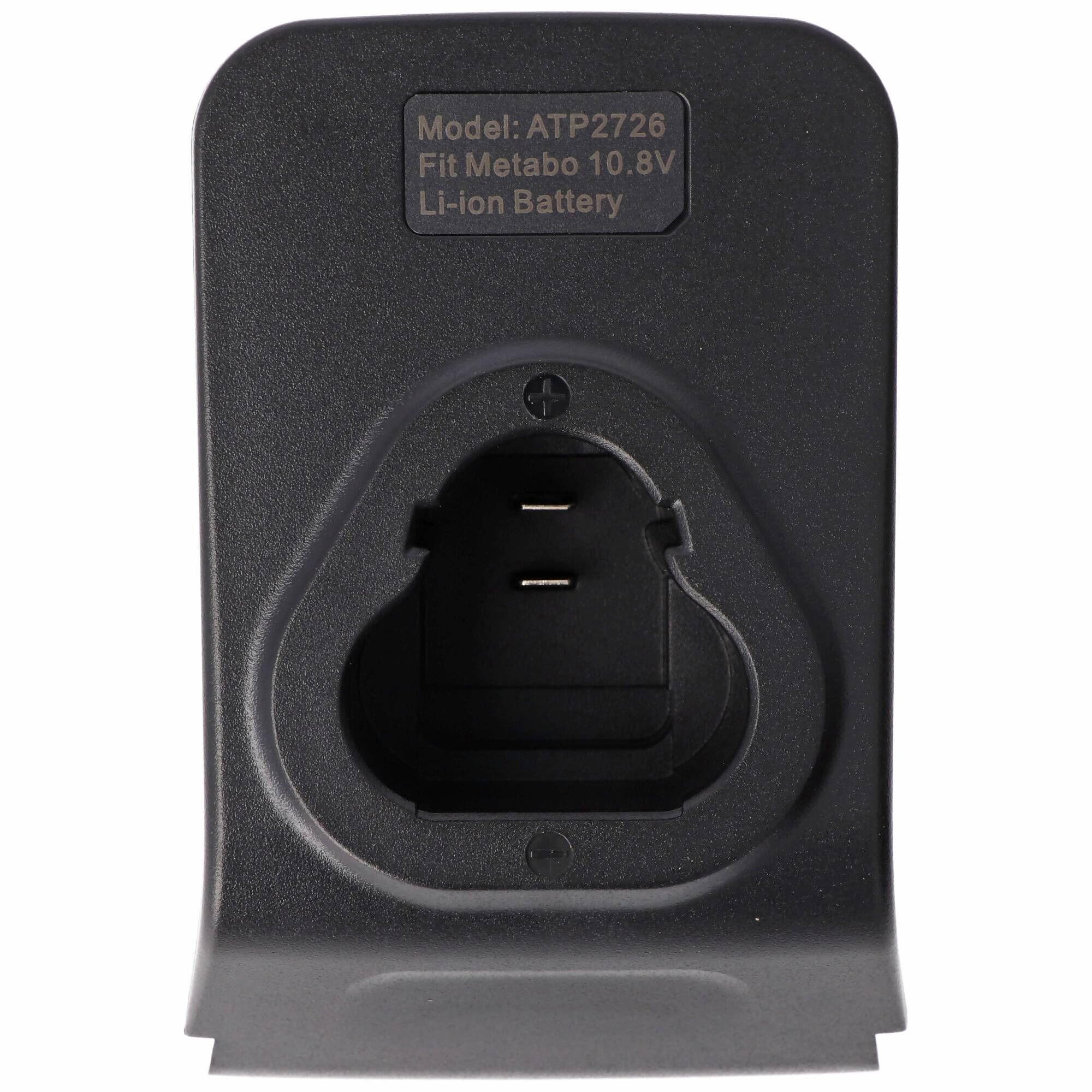 Ladeschale für Metabo 6.25439 nur passend für unser Basis-Ladegerät ACH-1130, only suitable for unit 66100