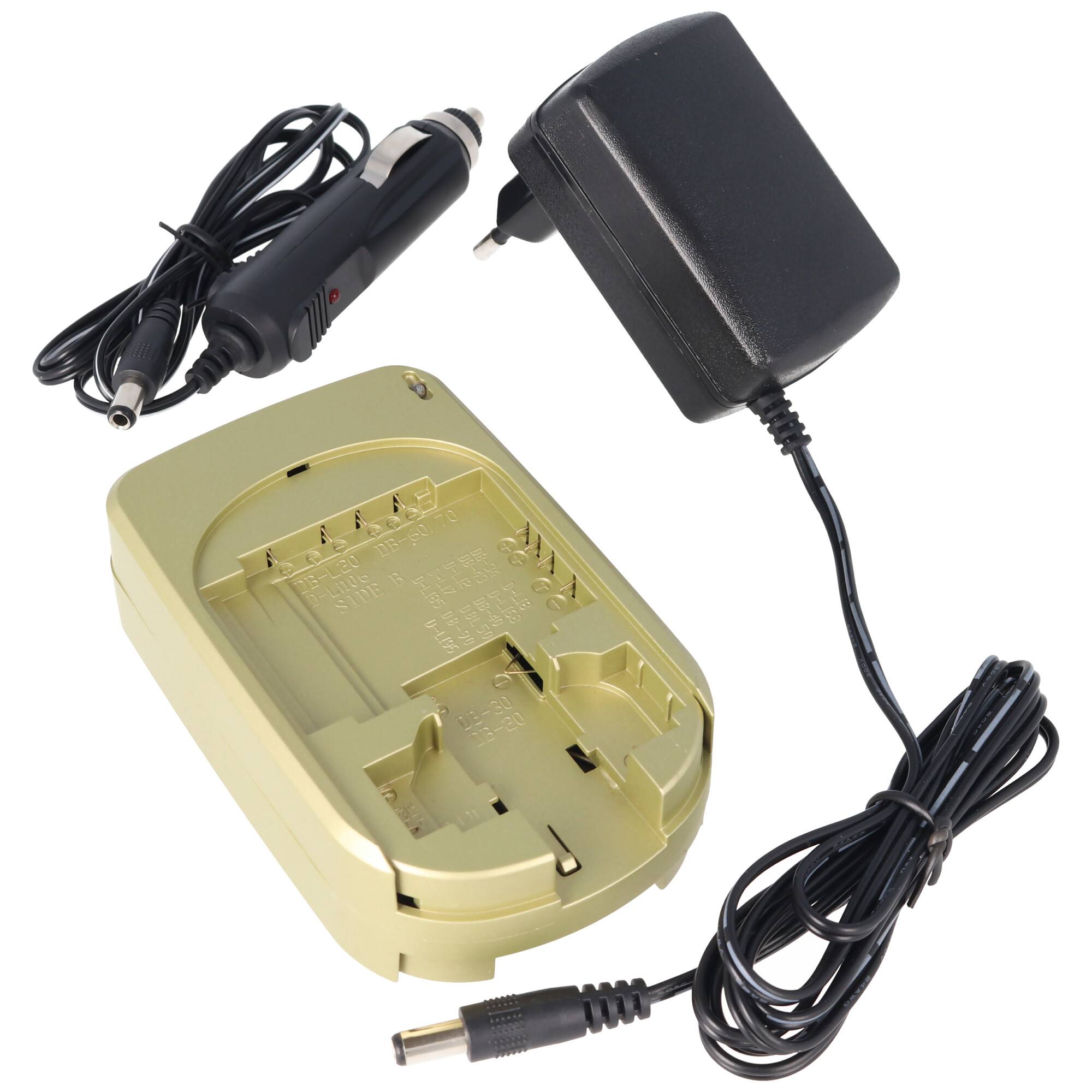 Double-side charger für Digital-Kamera und Camcorder Li-ion Akku, PEN, RIC, Sanyo