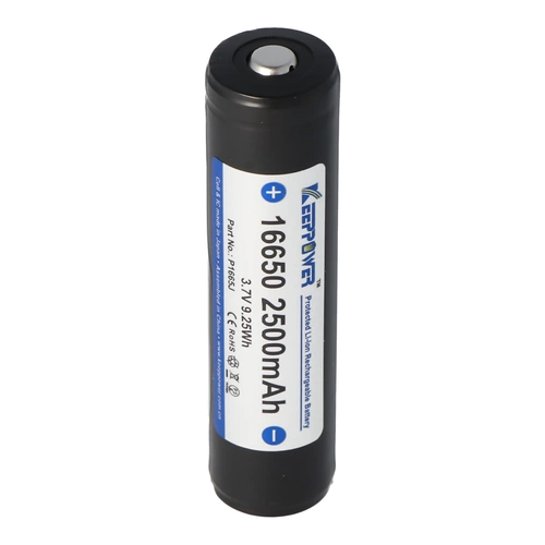 Keeppower 16650 bzw. 17650 min. 1980mAh, max. 2500mAh 68,05x16,68mm 3,6V - 3,7V Li-Ion-Akku geschützt Pluspol erhöht UR1 Keeppower 16650 bzw. 17650 min. 1980mAh, max. 2500mAh 68,05x16,68mm 3,6V - 3,7V Li-Ion-Akku geschützt Pluspol erhöht UR1