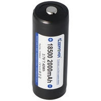 Keeppower 18500 - 2000mAh, 3,6V - 3,7V Li-Ion-Akku geschützt mit Kopf Abmessungen 53x18,5mm Keeppower 18500 - 2000mAh, 3,6V - 3,7V Li-Ion-Akku geschützt mit Kopf Abmessungen 53x18,5mm
