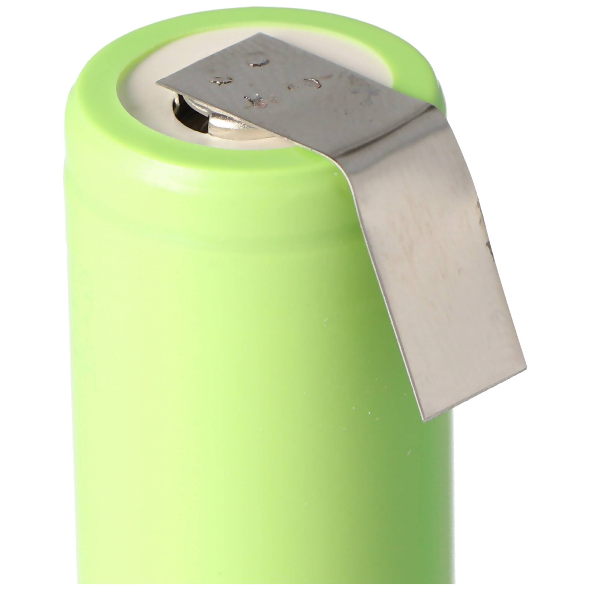 Panasonic NCR18500A min. 1900mAh max. 2040mAh 3,6V bis 3,7V mit Lötfahne Z