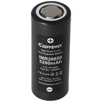 Keeppower IMR26650 5200mAh, 15A, 3,6V - 3,7V Li-Ion-Akku, 67,2 x 26,5mm Keeppower IMR26650 5200mAh, 15A, 3,6V - 3,7V Li-Ion-Akku, 67,2 x 26,5mm