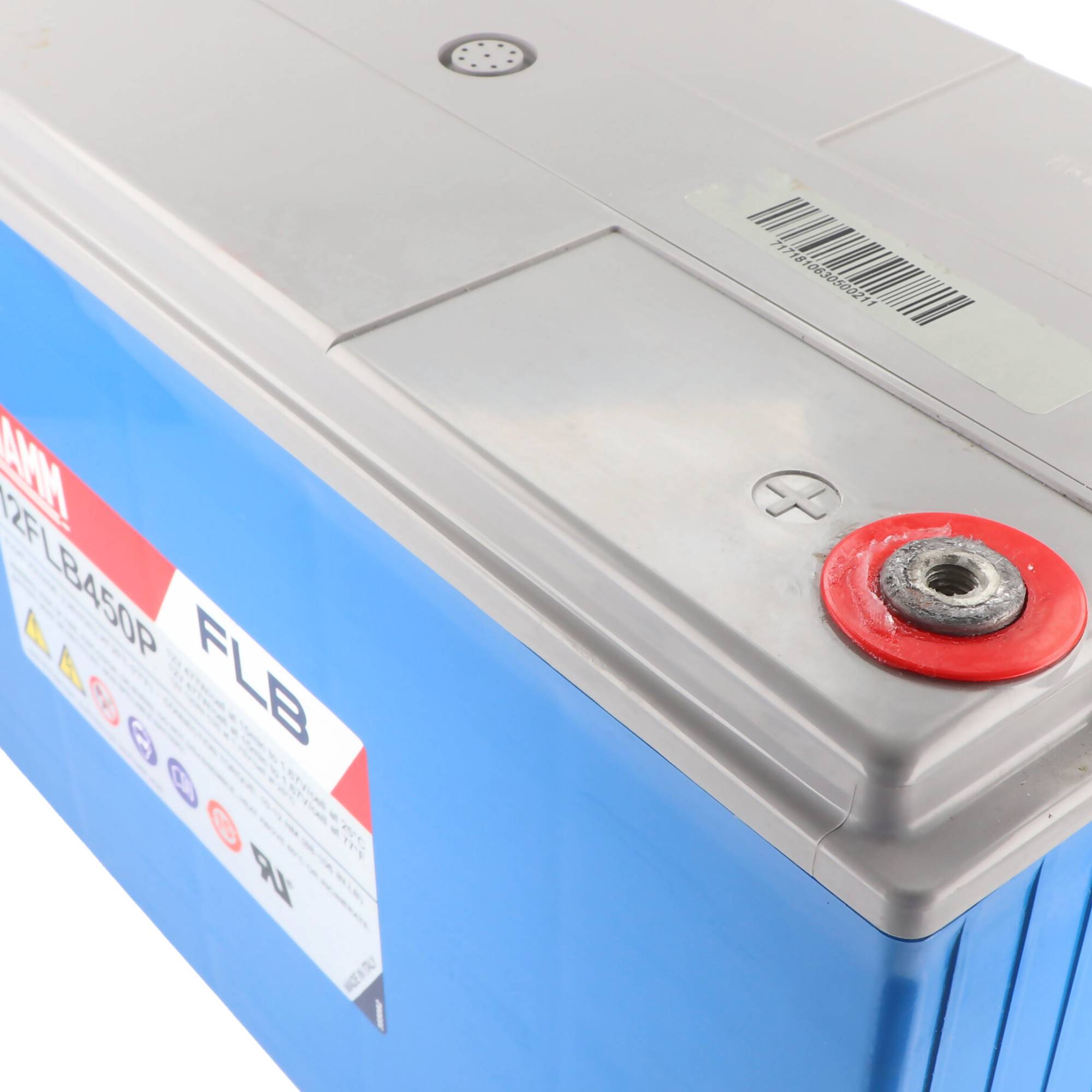 Fiamm Highlite 12FLB450 P, Blei Akku mit M8 Schraubanschluss 12V, 115000mAh, 7171810630500211