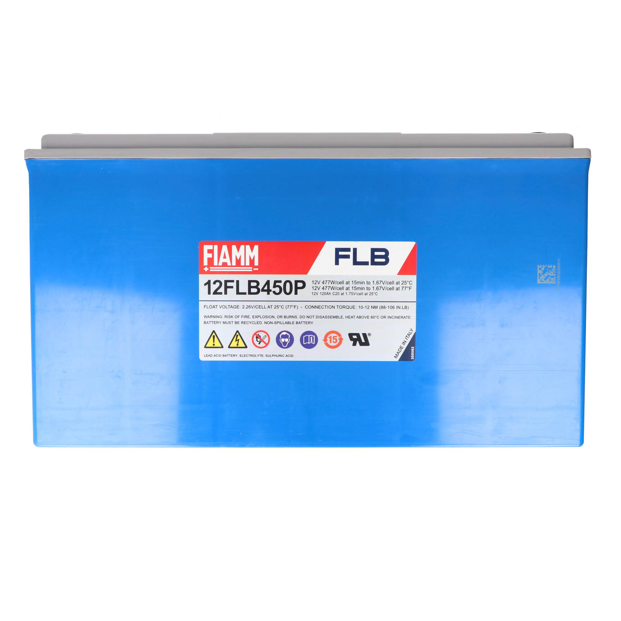 Fiamm Highlite 12FLB450 P, Blei Akku mit M8 Schraubanschluss 12V, 115000mAh, 7171810630500211
