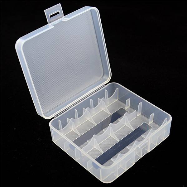 Aufbewahrungsbox D1 für 4x 18650 oder 2x 26650 Li-Ion-Akku max. 65,5mm, nicht passend für geschützte 18650 Akkus