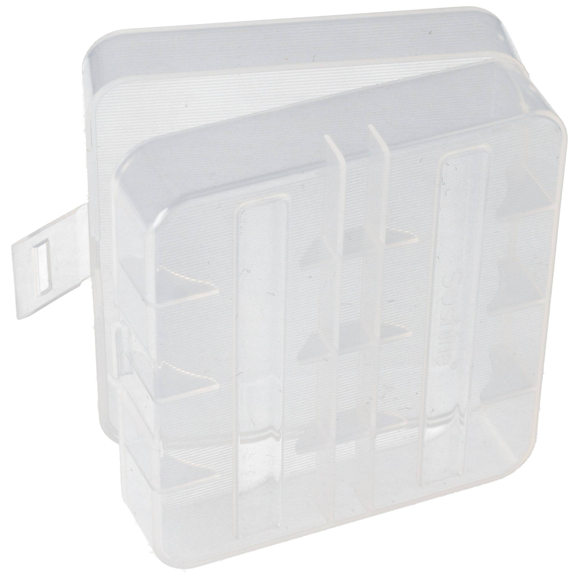 Akku-Aufbewahrungsbox für 1 oder 2x 26650 max. Akkulänge bei 71,2mm