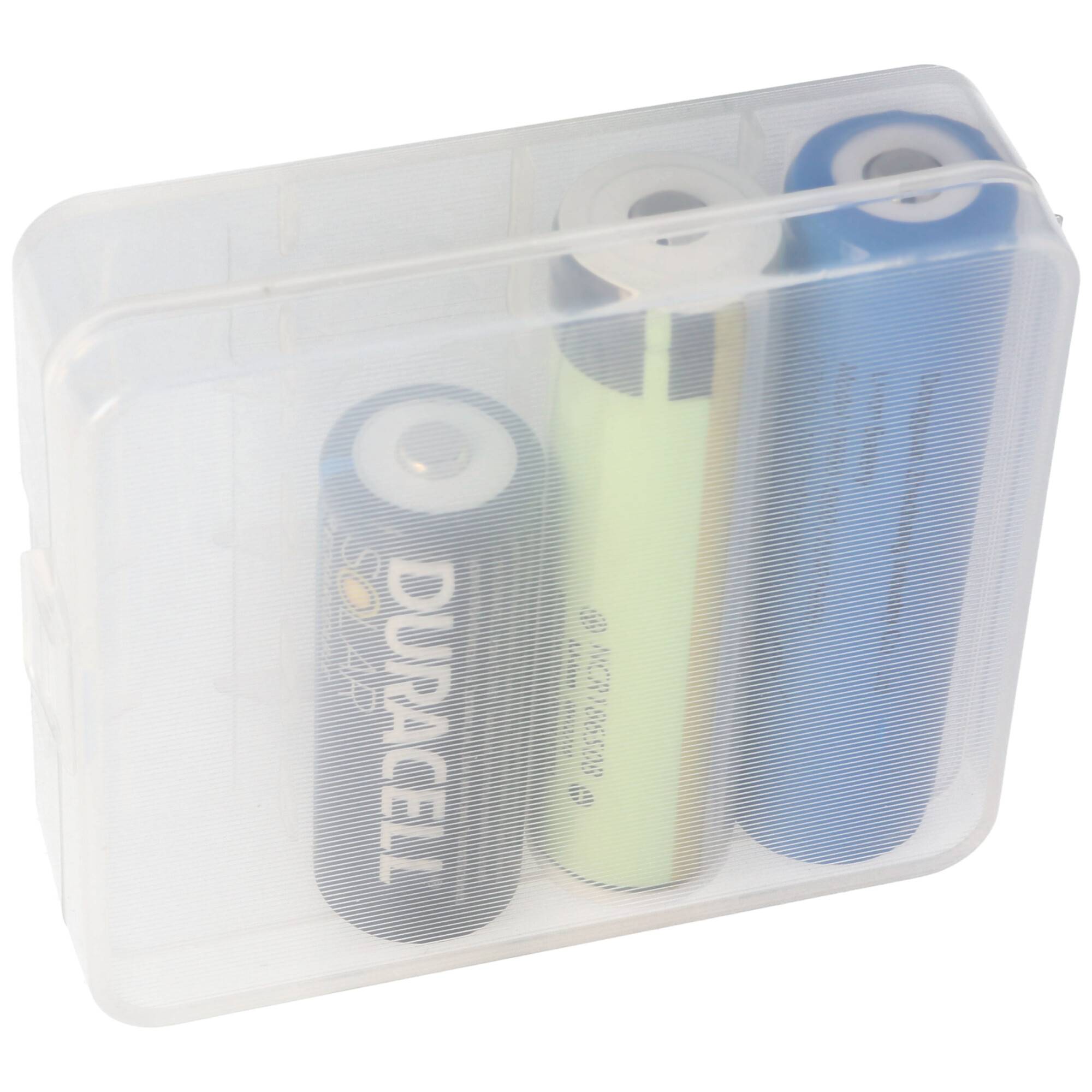 Aufbewahrungsbox für 4x 18650 Akkuzellen