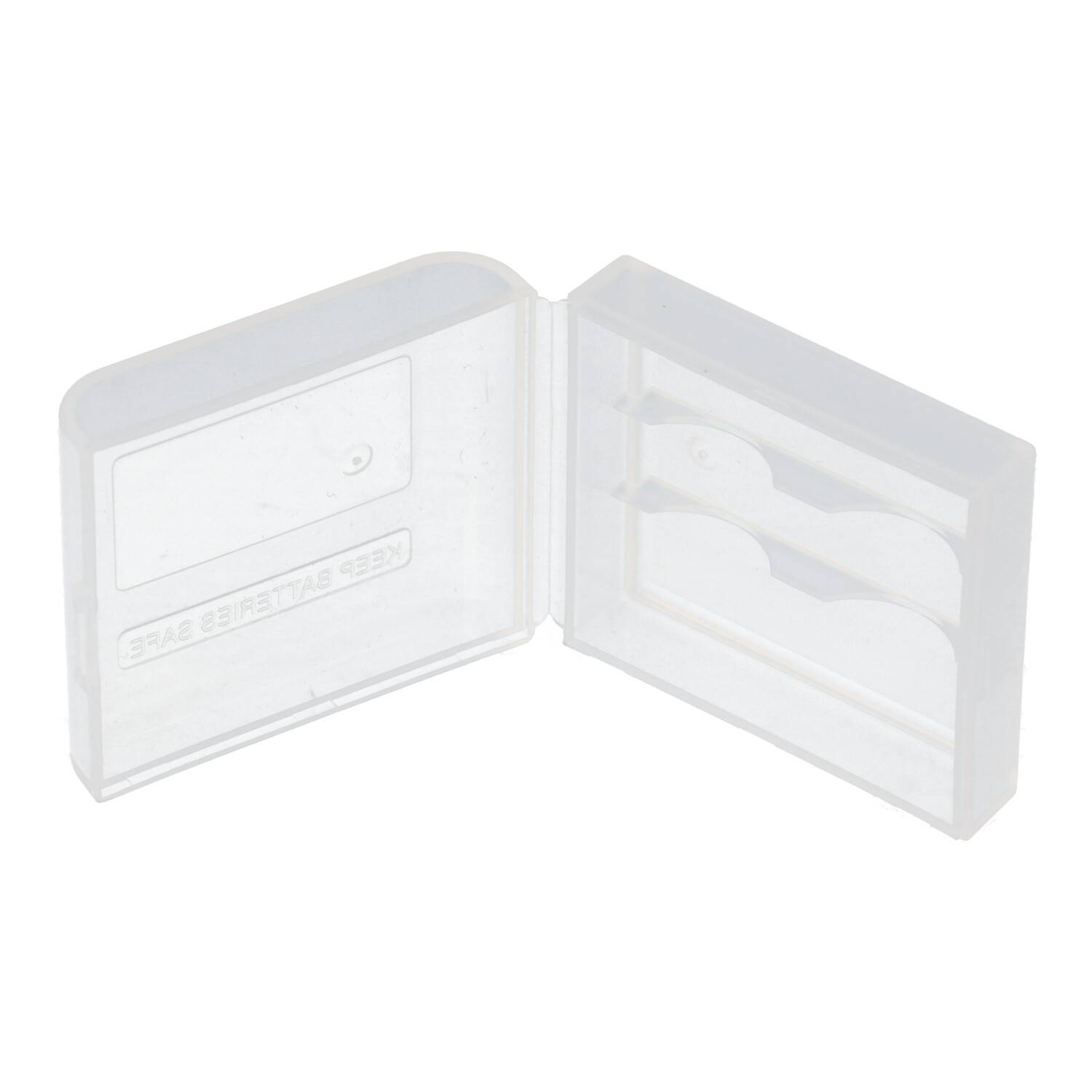 Soshine Plastikbox für 2x 16340/RCR123 transparent