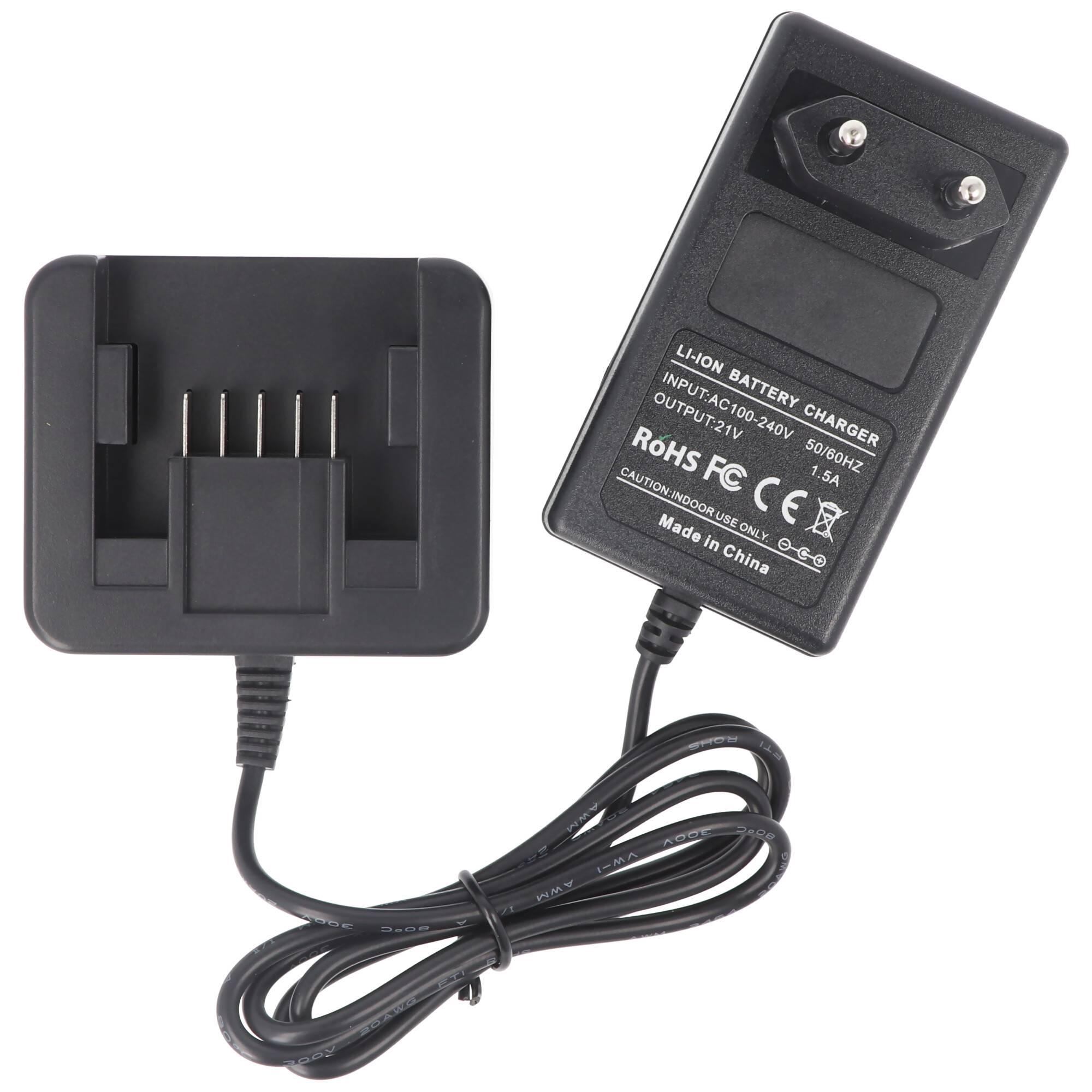 Schnell-Ladegerät passend für den Milwaukee M18 Li-Ion Akku 18 Volt