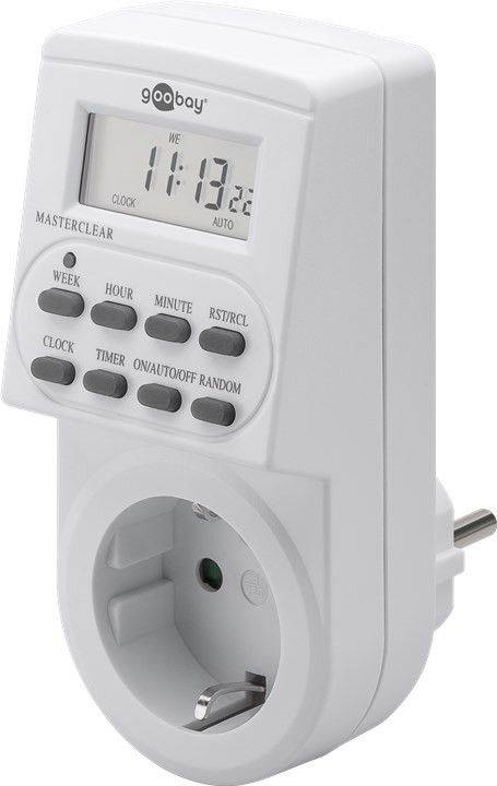 Goobay 3er-Set: Digitale Zeitschaltuhr - 3 Stk. im Karton