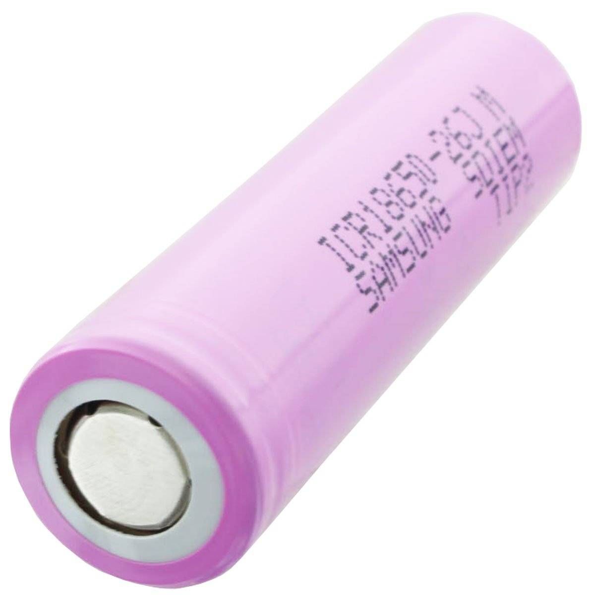 Samsung ICR18650-26J, 2600mAh, 3,6V - 3,7V ungeschützt Abmessungen 64,8x18,2mm beachten