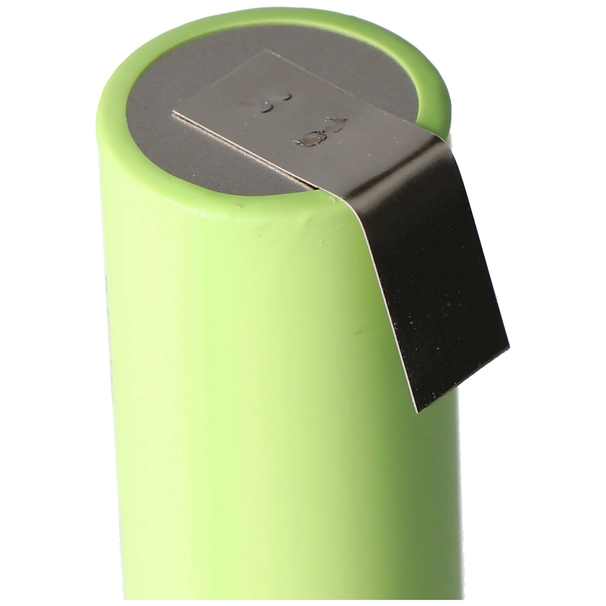 Panasonic NCR18650B 3,6V - 3,7V 3200mAh Li-Ion-Akku 18,2x65,25mm mit Lötfahne U-Form