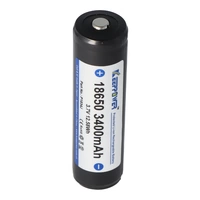 Keeppower 18650 Li-Ion Akku mit 3400mAh, 3,6V - 3,7V Li-Ion-Akku geschützt mit PCB 1 Stück (Button Top) Keeppower 18650 Li-Ion Akku mit 3400mAh, 3,6V - 3,7V Li-Ion-Akku geschützt mit PCB 1 Stück (Button Top)
