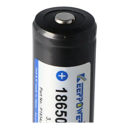 Keeppower 18650 Li-Ion Akku mit 3400mAh, 3,6V - 3,7V Li-Ion-Akku geschützt mit PCB 1 Stück (Button Top) Keeppower 18650 Li-Ion Akku mit 3400mAh, 3,6V - 3,7V Li-Ion-Akku geschützt mit PCB 1 Stück (Button Top)