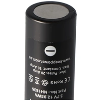 Keeppower IMR18650 3500mAh, 3,6V - 3,7V Li-Ion-Akku Flat Top Abmessungen beachten 65,1x18,45mm Keeppower IMR18650 3500mAh, 3,6V - 3,7V Li-Ion-Akku Flat Top Abmessungen beachten 65,1x18,45mm