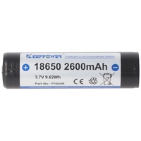 Keeppower 18650 - 2600mAh, 3,7V Li-Ion-Akku geschützt 69,2x18,5mm Keeppower 18650 - 2600mAh, 3,7V Li-Ion-Akku geschützt 69,2x18,5mm