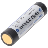 Keeppower 18650 - 2600mAh, 3,7V Li-Ion-Akku geschützt 69,2x18,5mm Keeppower 18650 - 2600mAh, 3,7V Li-Ion-Akku geschützt 69,2x18,5mm