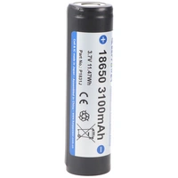 Keeppower 18650 3100mAh, 3,7V Li-Ion-Akku geschützt 69,5 x 18,6mm, flacher Kopf Keeppower 18650 3100mAh, 3,7V Li-Ion-Akku geschützt 69,5 x 18,6mm, flacher Kopf
