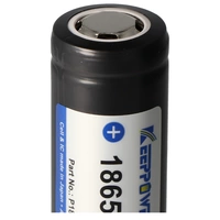 Keeppower 18650 3400mAh 3,7V Li-Ion-Akku geschützt Flat Top 67,8x18,6mm Keeppower 18650 3400mAh 3,7V Li-Ion-Akku geschützt Flat Top 67,8x18,6mm