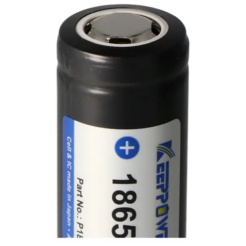Keeppower 18650 3400mAh 3,7V Li-Ion-Akku geschützt Flat Top 67,8x18,6mm Keeppower 18650 3400mAh 3,7V Li-Ion-Akku geschützt Flat Top 67,8x18,6mm