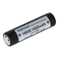 Keeppower 18650 3400mAh 3,7V Li-Ion-Akku geschützt Flat Top 67,8x18,6mm Keeppower 18650 3400mAh 3,7V Li-Ion-Akku geschützt Flat Top 67,8x18,6mm