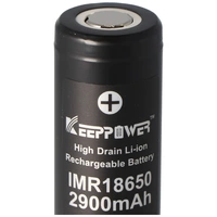 Keeppower IMR18650 - 2900mAh, 3,7V Li-Ion-Akku 10A (Flat Top) Keeppower IMR18650 - 2900mAh, 3,7V Li-Ion-Akku 10A (Flat Top)
