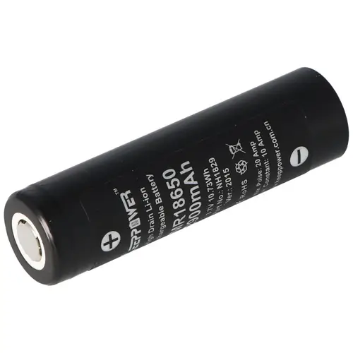 Keeppower IMR18650 - 2900mAh, 3,7V Li-Ion-Akku 10A (Flat Top) Keeppower IMR18650 - 2900mAh, 3,7V Li-Ion-Akku 10A (Flat Top)