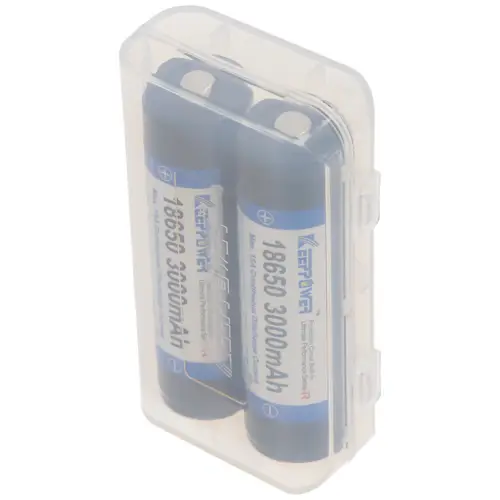 Keeppower 18650 3000mAh 3,6V - 3,7V 69x18,85mm Li-Ion-Akku PCB geschützt Keeppower 18650 3000mAh 3,6V - 3,7V 69x18,85mm Li-Ion-Akku PCB geschützt