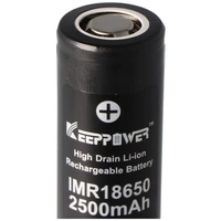 KeepPower IMR18650 - 2500mAh 3,6V - 3,7V Hochstromzelle Li-Ion-Akku KeepPower IMR18650 - 2500mAh 3,6V - 3,7V Hochstromzelle Li-Ion-Akku