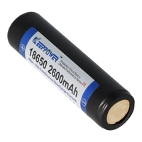 Keeppower R 18650 2600mAh 3,6V - 3,7V Li-Ion-Akku geschützt (Pluspol erhöht) Keeppower R 18650 2600mAh 3,6V - 3,7V Li-Ion-Akku geschützt (Pluspol erhöht)