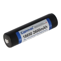 Keeppower R 18650 2600mAh 3,6V - 3,7V Li-Ion-Akku geschützt (Pluspol erhöht) Keeppower R 18650 2600mAh 3,6V - 3,7V Li-Ion-Akku geschützt (Pluspol erhöht)
