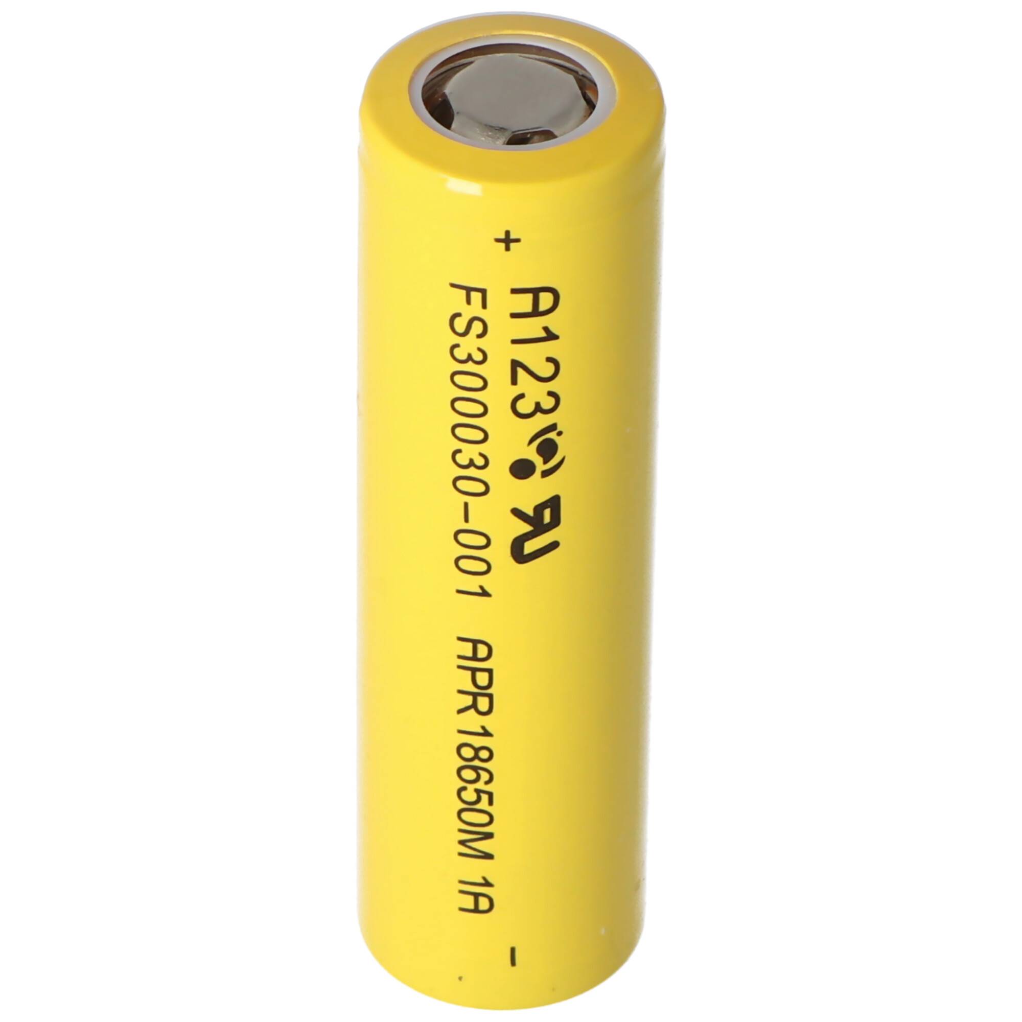 A123 APR18650M1-A 1100mAh 3,2V - 3,3V LiFePo4 Akku