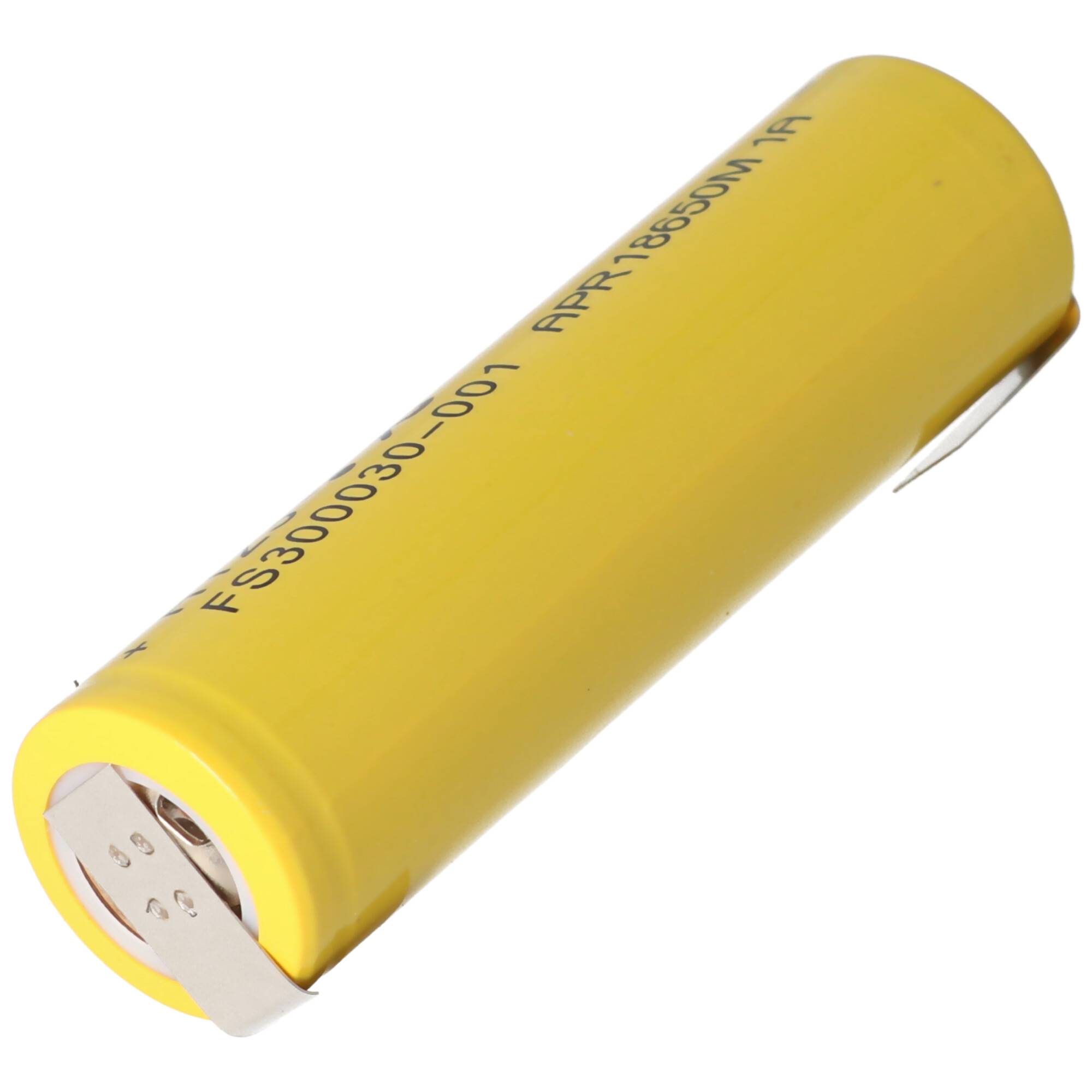 A123 APR18650M-A1 1100mAh 3,2V - 3,3V LiFePo4 Akku mit Lötfahne U-Form