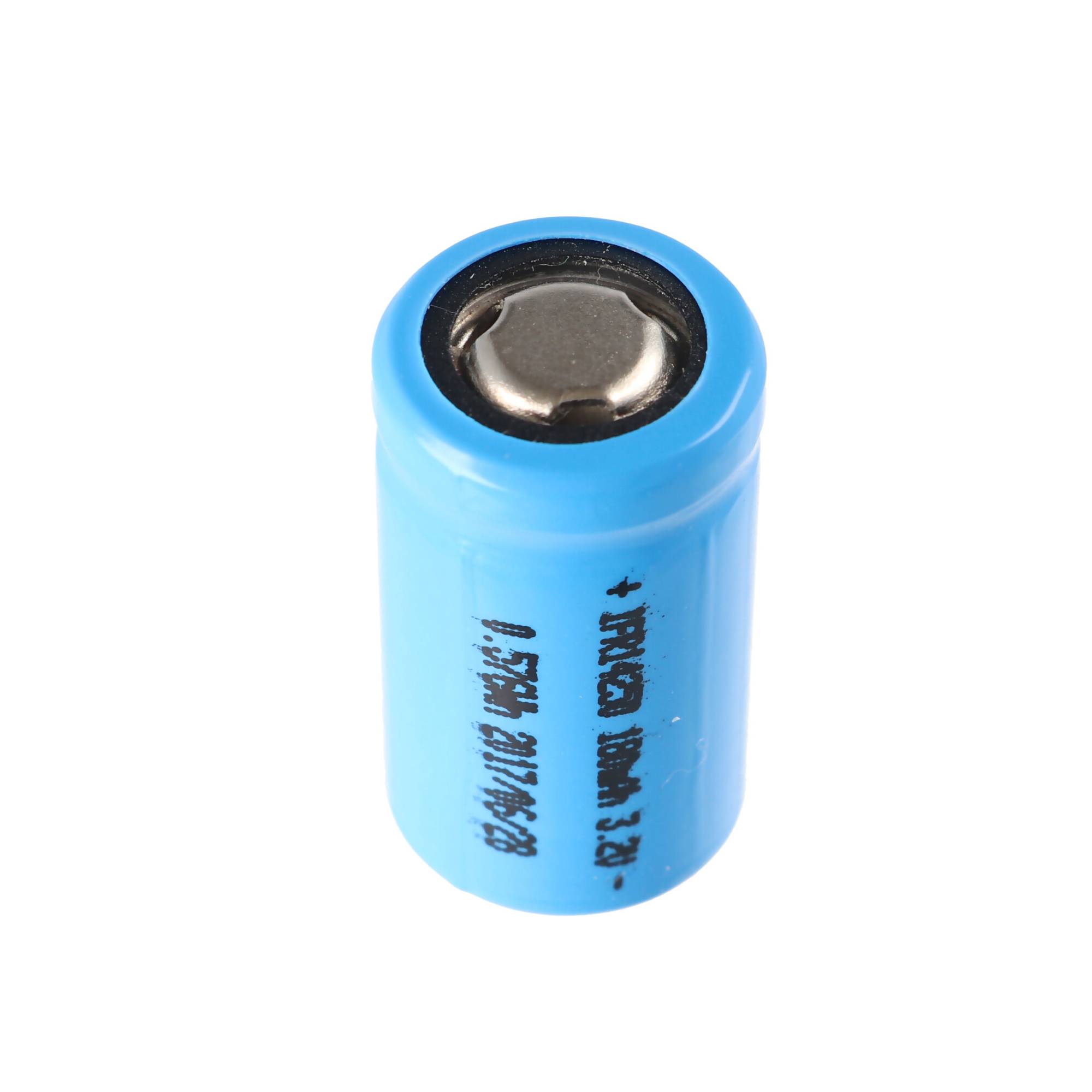 IFR14250 180mAh, 3,2V LiFePo4 Akku 14,2x25,2mm ungeschützt Pluspol flach