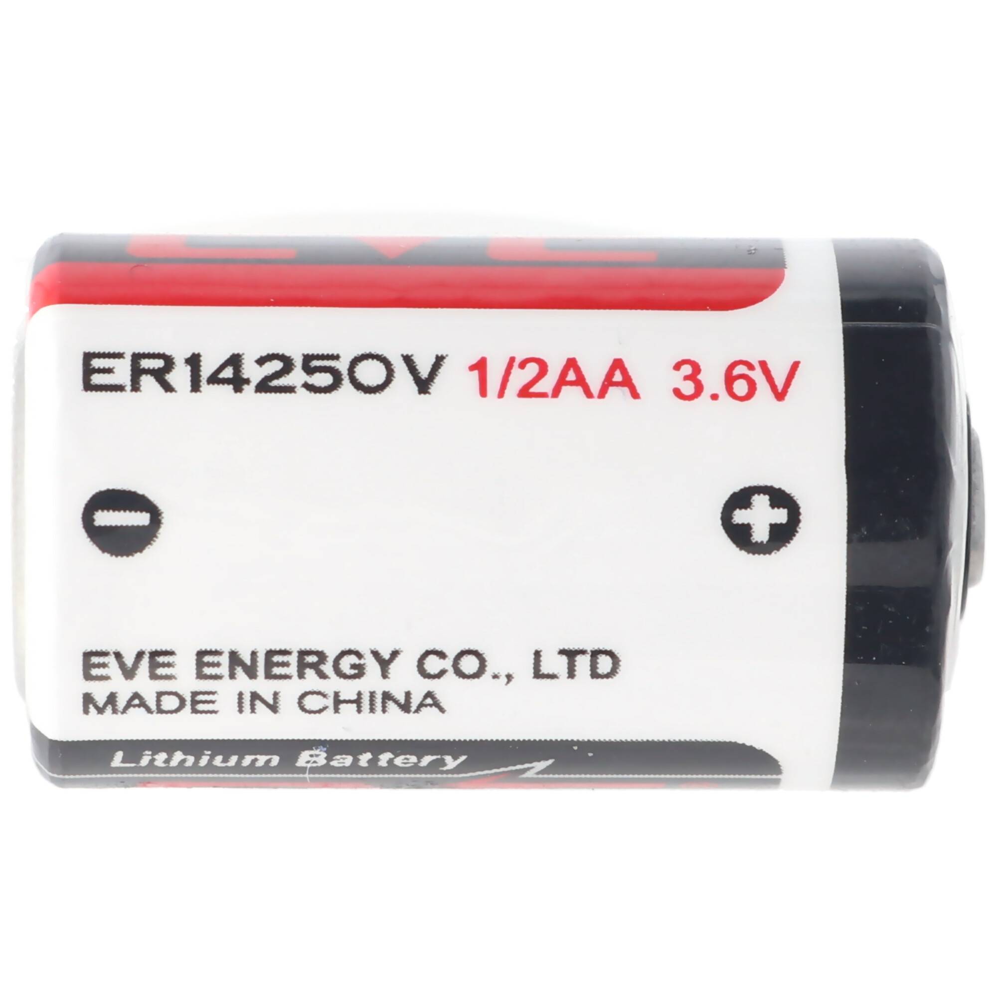 Eve Lithium 3,6V Batterie ER14250V 1/2AA Batterie -55 °C bis 85 °C Grad